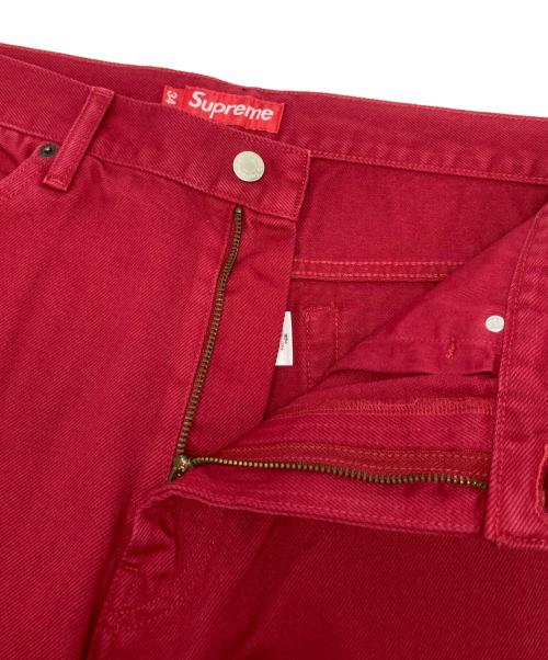 SUPREME（シュプリーム）SUPREME (シュプリーム) Baggy Jean レッド サイズ:W34の古着・服飾アイテム