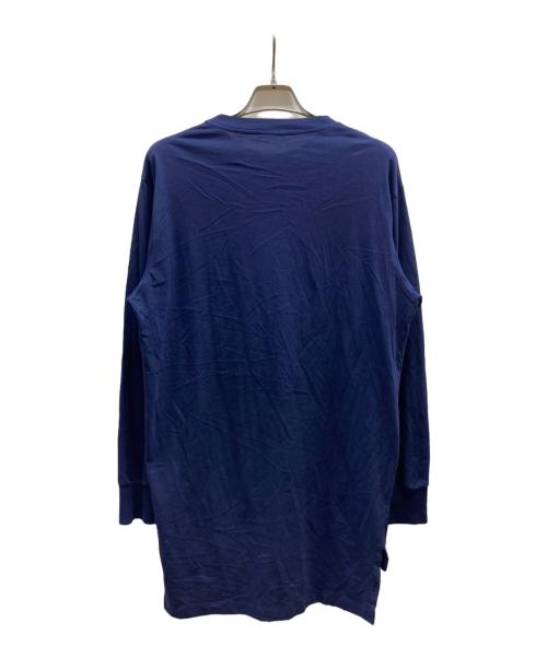 MARNI（マルニ）MARNI (マルニ) ロゴプリント ロングスリーブTシャツ/THJE0129PN USUC11 ブルー サイズ:36の古着・服飾アイテム