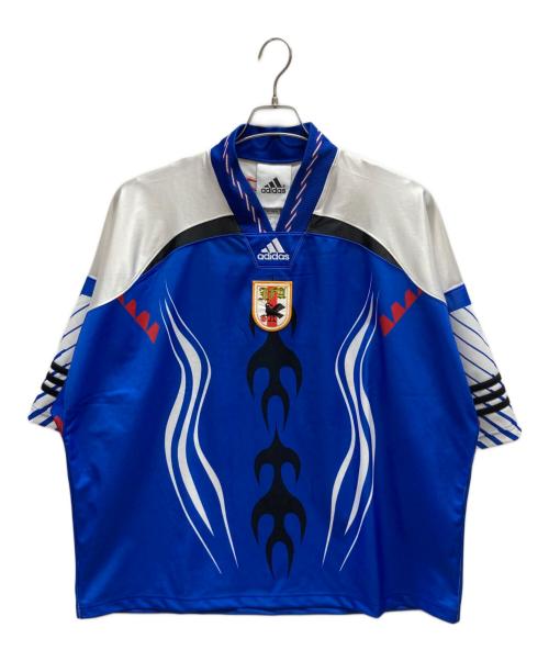 adidas（アディダス）adidas (アディダス) BRINGBACK REMIXED JAPAN JERSEY ブルー サイズ:Mの古着・服飾アイテム