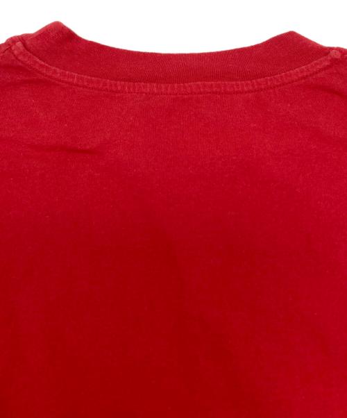 BALENCIAGA（バレンシアガ）BALENCIAGA (バレンシアガ) ロゴ刺繍Tシャツ レッド サイズ:Sの古着・服飾アイテム