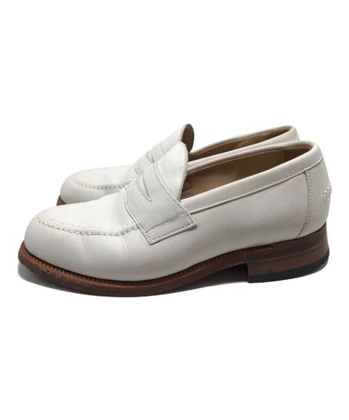 SANDERS（サンダース）SANDERS (サンダース) コインローファー/8309W ホワイト サイズ:6 1/2の古着・服飾アイテム