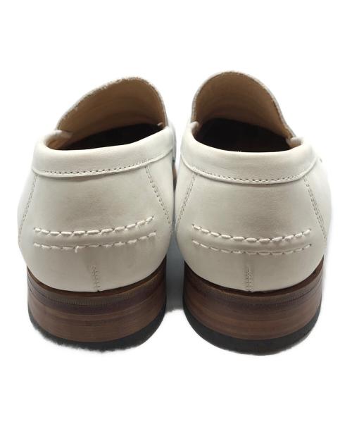 SANDERS（サンダース）SANDERS (サンダース) コインローファー/8309W ホワイト サイズ:6 1/2の古着・服飾アイテム