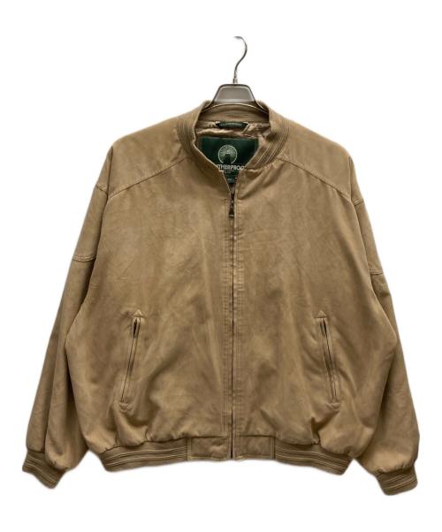 WEATHER PROOF（ウェザープルーフ）WEATHER PROOF (ウェザープルーフ) フェイクスウェードジャケット ベージュ サイズ:XXLの古着・服飾アイテム