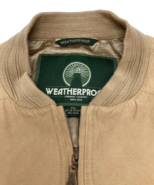WEATHER PROOF（ウェザープルーフ）WEATHER PROOF (ウェザープルーフ) フェイクスウェードジャケット ベージュ サイズ:XXLの古着・服飾アイテム