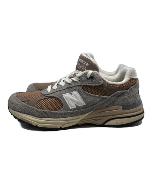 NEW BALANCE（ニューバランス）NEW BALANCE (ニューバランス) ローカットスニーカー/U993GG グレー×ブラウン サイズ:US9の古着・服飾アイテム