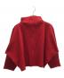 me ISSEY MIYAKE (ミーイッセイ ミヤケ) ハイネックプリーツカーディガン/MI94KO657 レッド サイズ:₋：12000円