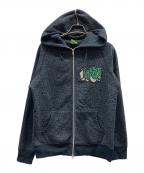 HUFハフ）の古着「フーデッドジャケット」｜ブラック