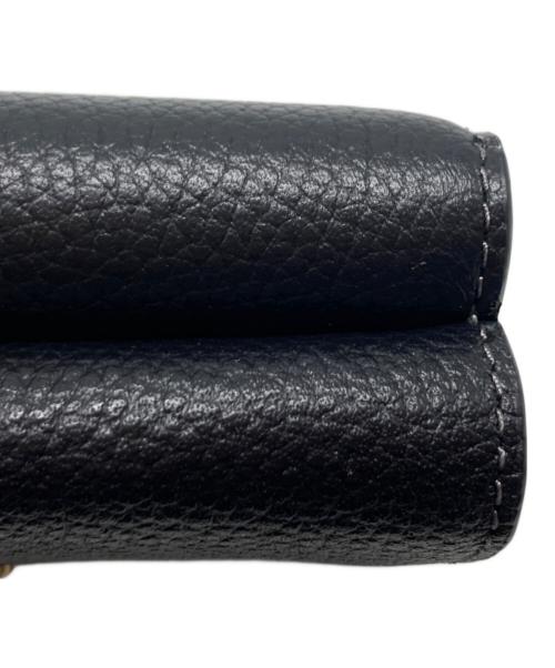 COACH（コーチ）COACH (コーチ) ミニトライフォールド/三つ折り財布 ブラック サイズ:₋の古着・服飾アイテム
