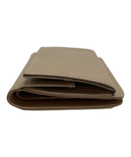 genten（ゲンテン）genten (ゲンテン) 2つ折り財布/フレスコ/44311-40 ベージュ サイズ:₋の古着・服飾アイテム