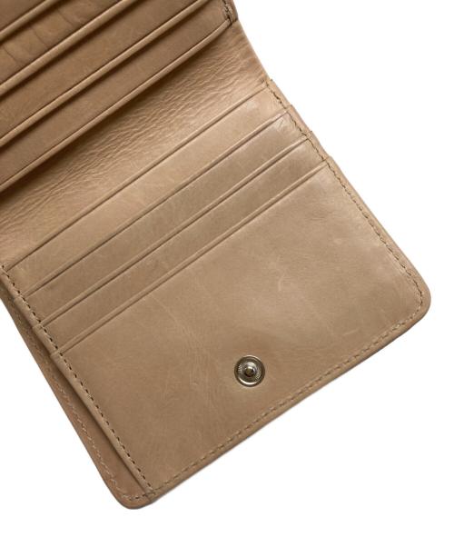 genten（ゲンテン）genten (ゲンテン) 2つ折り財布/フレスコ/44311-40 ベージュ サイズ:₋の古着・服飾アイテム