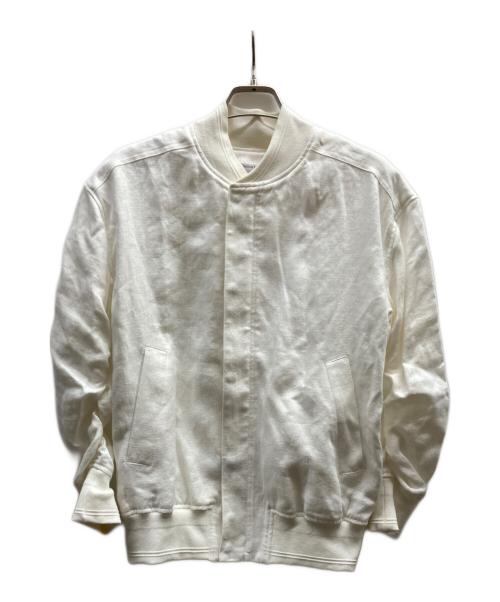 UNION LAUNCH（ユニオンランチ）UNION LAUNCH (ユニオンランチ) Ron Herman (ロンハーマン) 別注Linen Flight Jacket/3710400220 ホワイト サイズ:XSの古着・服飾アイテム