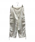 UNION LAUNCH×Ron Hermanユニオンランチ×ロンハーマン）の古着「Linen Over All Pants / 3710600612」｜ホワイト
