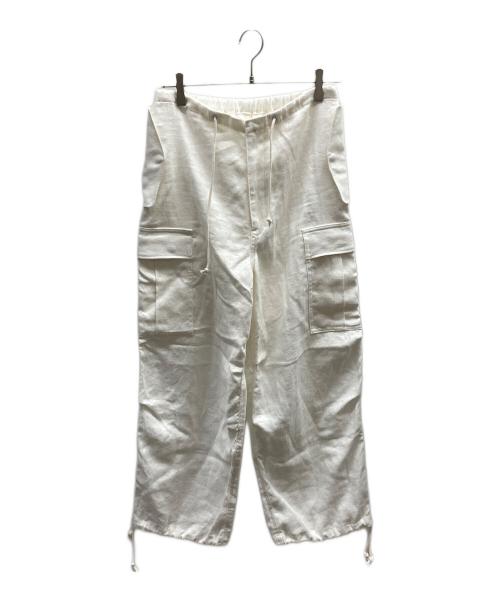 UNION LAUNCH（ユニオンランチ）UNION LAUNCH (ユニオンランチ) Ron Herman (ロンハーマン) Linen Over All Pants / 3710600612 ホワイト サイズ:XSの古着・服飾アイテム