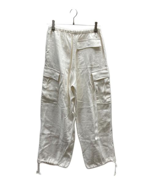 UNION LAUNCH（ユニオンランチ）UNION LAUNCH (ユニオンランチ) Ron Herman (ロンハーマン) Linen Over All Pants / 3710600612 ホワイト サイズ:XSの古着・服飾アイテム