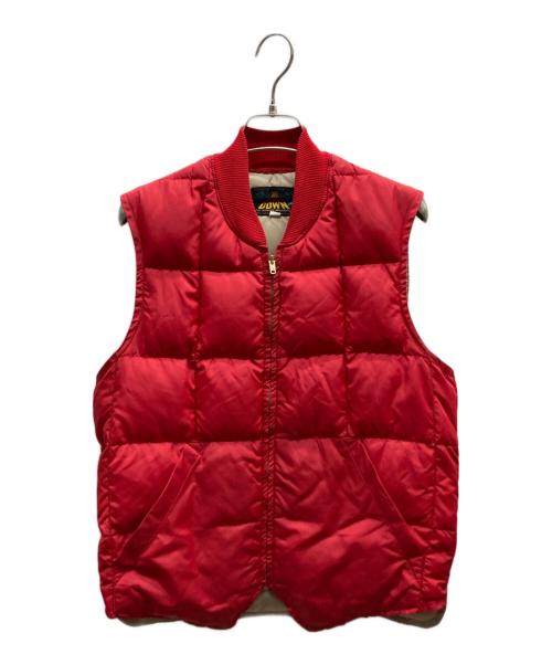 Eddie Bauer（エディーバウアー）Eddie Bauer (エディーバウアー) ダウンベスト レッド サイズ:38の古着・服飾アイテム