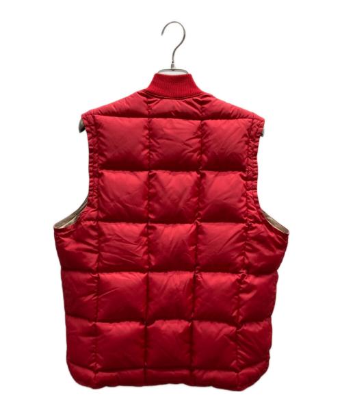 Eddie Bauer（エディーバウアー）Eddie Bauer (エディーバウアー) ダウンベスト レッド サイズ:38の古着・服飾アイテム