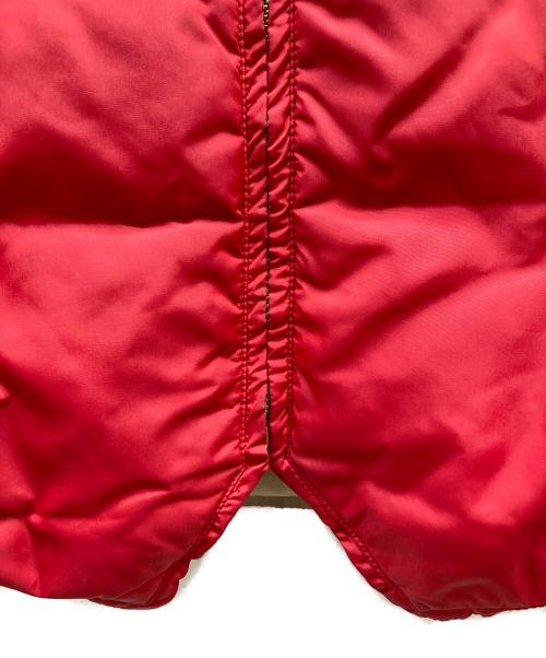 Eddie Bauer（エディーバウアー）Eddie Bauer (エディーバウアー) ダウンベスト レッド サイズ:38の古着・服飾アイテム