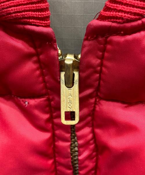 Eddie Bauer（エディーバウアー）Eddie Bauer (エディーバウアー) ダウンベスト レッド サイズ:38の古着・服飾アイテム