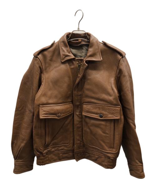 bahron（バーホン）bahron (バーホン) カウレザージャケット ブラウン サイズ:Mの古着・服飾アイテム