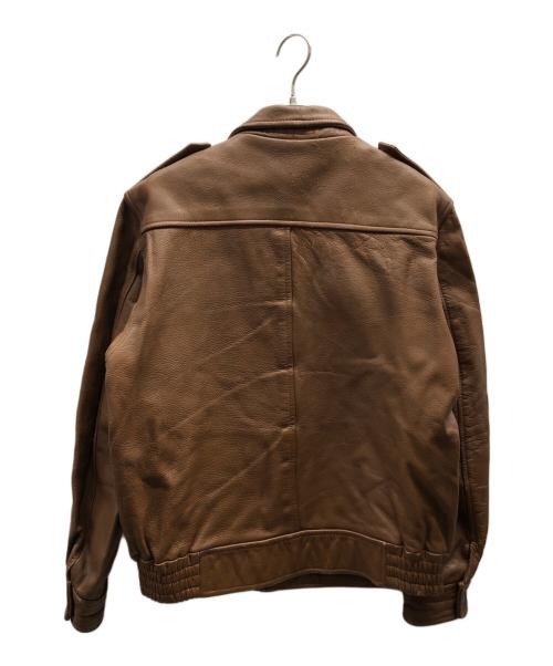 bahron（バーホン）bahron (バーホン) カウレザージャケット ブラウン サイズ:Mの古着・服飾アイテム