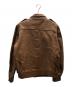 bahron (バーホン) カウレザージャケット ブラウン サイズ:M：7000円