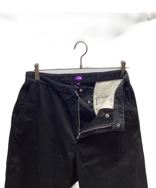THE NORTHFACE PURPLELABEL（ザ・ノースフェイス パープルレーベル）THE NORTHFACE PURPLELABEL (ザ・ノースフェイス パープルレーベル) Chino Wide Tapered Field Pants / N24FC076 ブラック サイズ:30の古着・服飾アイテム