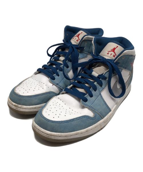 NIKE（ナイキ）NIKE (ナイキ) Air Jordan1(エアジョーダン1)Mid SE / DN3706-401 ブルー×ホワイト サイズ:US9.5の古着・服飾アイテム