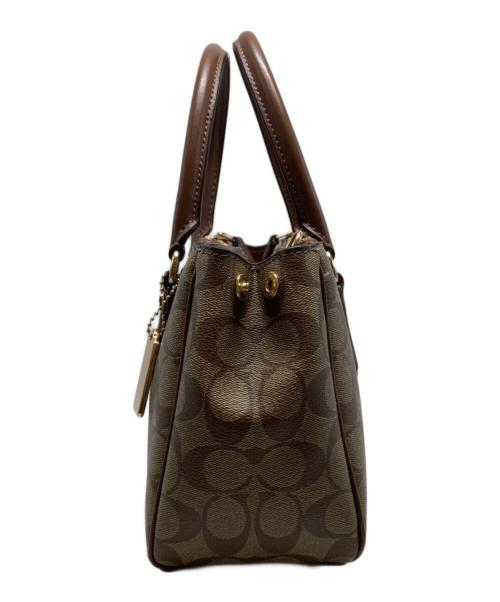 COACH（コーチ）COACH (コーチ) シグネチャー2WAYバッグ / F67027 ブラウンの古着・服飾アイテム