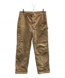 CarHartt（カーハート）の古着「裏地ネルペインターパンツ / 8111 BRN」｜ベージュ