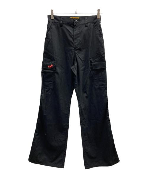 Hysteric Glamour（ヒステリックグラマー）Hysteric Glamour (ヒステリックグラマー) フレアカーゴパンツ ブラック サイズ:S 未使用品の古着・服飾アイテム