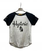 Hysteric Glamourヒステリックグラマー）の古着「LOUNGE NYC Tシャツ/01241CT26」｜ホワイト×ブラック