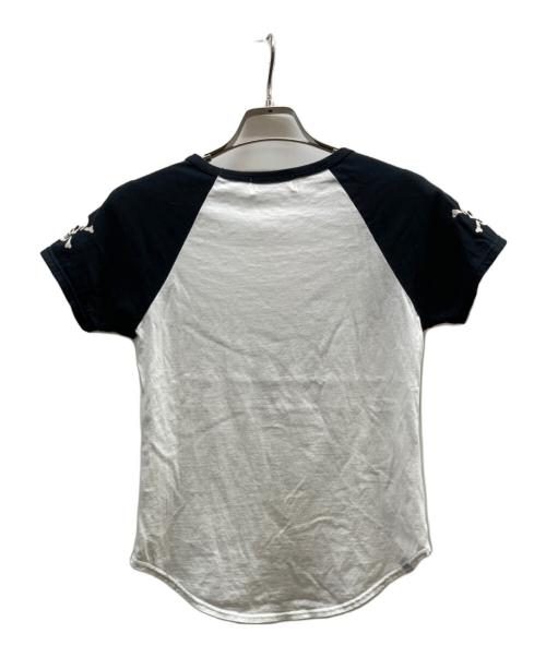 Hysteric Glamour（ヒステリックグラマー）Hysteric Glamour (ヒステリックグラマー) LOUNGE NYC Tシャツ/01241CT26 ホワイト×ブラック サイズ:Freeの古着・服飾アイテム