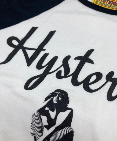 Hysteric Glamour（ヒステリックグラマー）Hysteric Glamour (ヒステリックグラマー) LOUNGE NYC Tシャツ/01241CT26 ホワイト×ブラック サイズ:Freeの古着・服飾アイテム