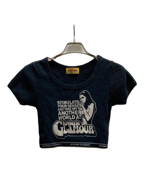 Hysteric Glamour（ヒステリックグラマー）Hysteric Glamour (ヒステリックグラマー) SMOKING GIRL チビTシャツ/01241CT22 ブラック サイズ:Freeの古着・服飾アイテム