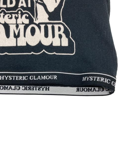 Hysteric Glamour（ヒステリックグラマー）Hysteric Glamour (ヒステリックグラマー) SMOKING GIRL チビTシャツ/01241CT22 ブラック サイズ:Freeの古着・服飾アイテム