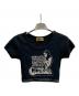 Hysteric Glamour（ヒステリックグラマー）の古着「SMOKING GIRL チビTシャツ/01241CT22」｜ブラック