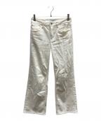 Healthy DENIMヘルシーデニム）の古着「SLOBE IENA別注Quicheデニムパンツ」｜ホワイト
