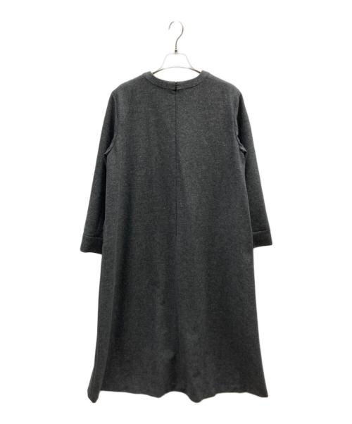 UNTITLED（アンタイトル）UNTITLED (アンタイトル) ツィード Vネック ワンピース / BD153-59605JJ グレー サイズ:4の古着・服飾アイテム