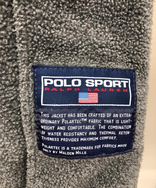 POLO SPORT（ポロスポーツ）POLO SPORT (ポロスポーツ) フリーススウィングトップ グレー サイズ:Mの古着・服飾アイテム