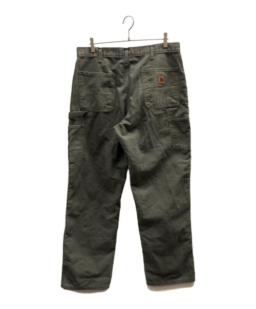 CarHartt（カーハート）CarHartt (カーハート) 裏地ネルペインターパンツ/B111MOS オリーブ サイズ:91cm (W36)の古着・服飾アイテム