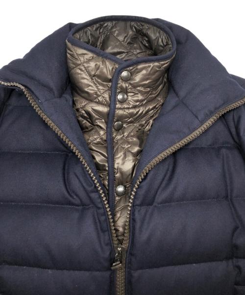 MONCLER（モンクレール）MONCLER (モンクレール) ダウンジャケット ネイビー サイズ:1の古着・服飾アイテム