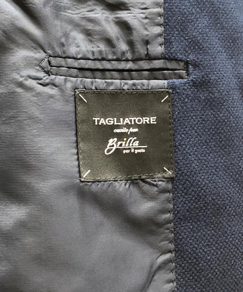 TAGLIATORE Brilla per il gusto（タリアトーレ）TAGLIATORE Brilla per il gusto (タリアトーレ) 別注テーラードジャケット/1SVF22K-18UEG059 ネイビー サイズ:46の古着・服飾アイテム