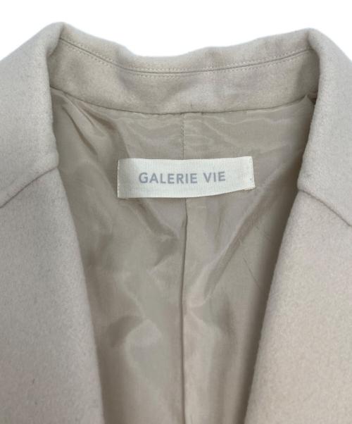 GALERIE VIE（ギャルリーヴィー）GALERIE VIE (ギャルリーヴィー) ライトメルトンチェスターコート/23088408201 ベージュ サイズ:34の古着・服飾アイテム