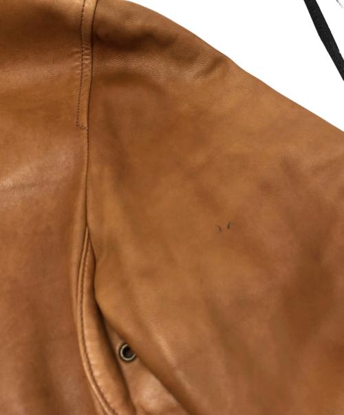 POLO RALPH LAUREN（ポロ・ラルフローレン）POLO RALPH LAUREN (ポロ・ラルフローレン) ラムレザースウィングトップ キャメル サイズ:Sの古着・服飾アイテム