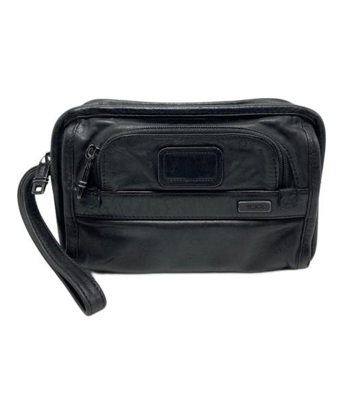 TUMI（トゥミ）TUMI (トゥミ) オーガナイザー レザーセカンドバッグ/92104DH ブラック サイズ:₋の古着・服飾アイテム