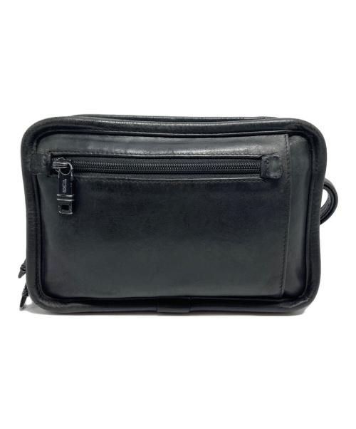 TUMI（トゥミ）TUMI (トゥミ) オーガナイザー レザーセカンドバッグ/92104DH ブラック サイズ:₋の古着・服飾アイテム