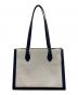 Kate Spade (ケイトスペード) エリーグランドスラムラージトート/KF512 ベージュ×ネイビー サイズ:₋：10000円