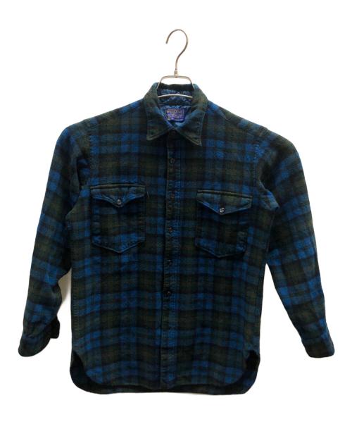 PENDLETON（ペンドルトン）PENDLETON (ペンドルトン) チェックシャツ グリーン×ブルー サイズ:16の古着・服飾アイテム