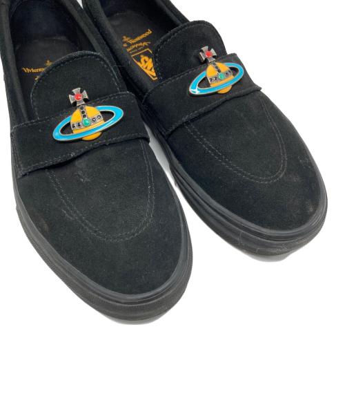 Vivienne Westwood ANGLOMANIA（ヴィヴィアンウエストウッドアングロマニア）Vivienne Westwood ANGLOMANIA (ヴィヴィアンウエストウッドアングロマニア) VANS (ヴァンズ) ローカットスニーカー/Style53 Orb ブラック サイズ:UK8.5の古着・服飾アイテム