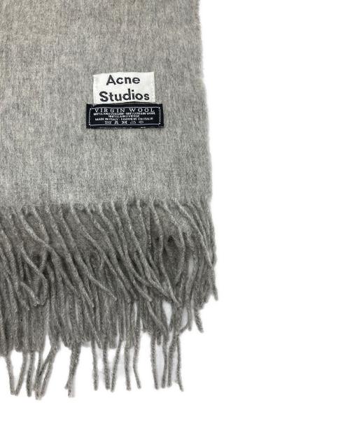 Acne studios（アクネ ストゥディオズ）Acne studios (アクネ ストゥディオズ) ウールマフラー グレー サイズ:₋の古着・服飾アイテム